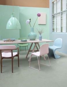 Een pastel muur