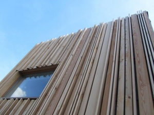 Houten gevelbekleding