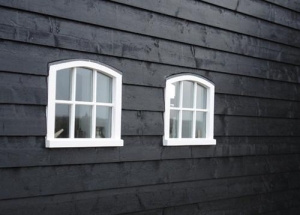 Houten gevelbekleding