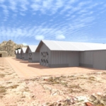 Innovatieve kippenschuur Abu Dhabi