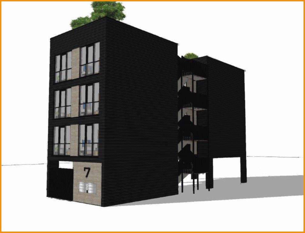 Ontwerpstudie studio appartementen Veenendaal