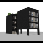 Ontwerpstudie studio appartementen Veenendaal