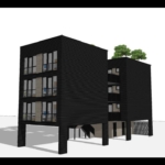 Ontwerpstudie studio appartementen Veenendaal