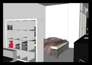 Ontwerpstudie studio appartementen Veenendaal